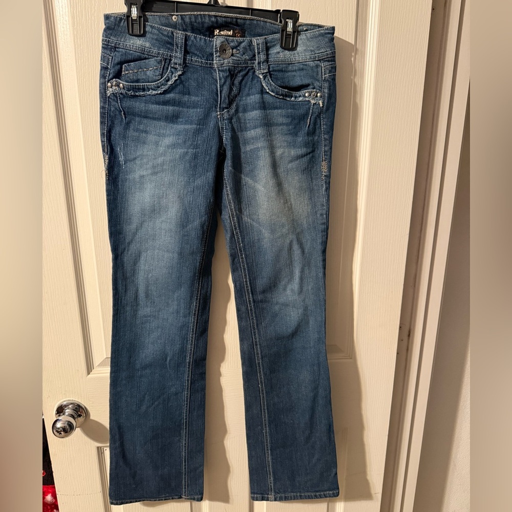 Rewind Women's Blue Boot Cut Jeans